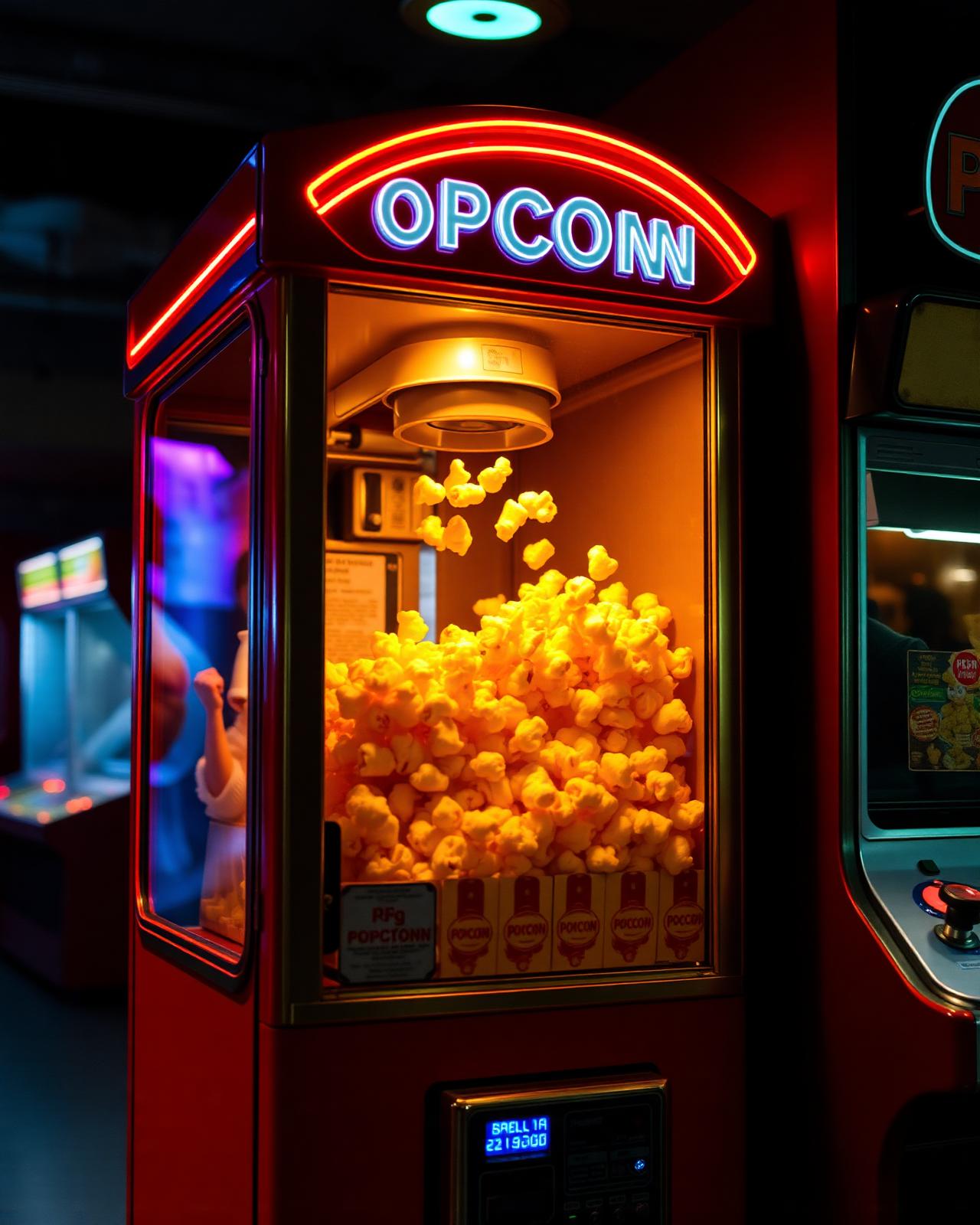 Popcorn‑Maschine